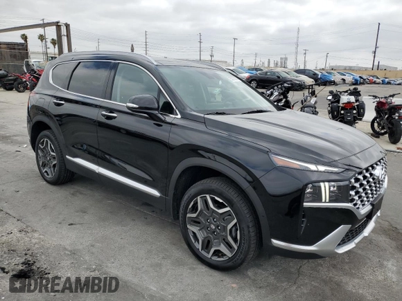 2023 Hyundai Santa Fe Limited z VIN KM8S7DA25PU069566, wystawiony jako Copart lot #55275305 z przebiegiem 15 468 mil mil oraz Szkoda całkowita • Salvage title. Historia ofert i sprzedaży dostępna na DreamBid. Obrazek 4.