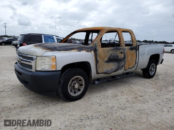 2011 Chevrolet Silverado 1500 Work Truck with VIN 1GCRCPEXXBZ276505, listed as a Copart auction lot 74897734 with Not Provided miles and Salvage Title. Bid and sale history available at DreamBid. Image 1.