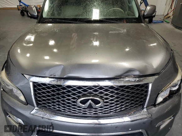 2016 Infiniti QX80 with VIN JN8AZ2NE8G9120469, listed as a Copart auction lot 73436594 with 216,678 mi miles and Salvage Title. Bid and sale history available at carsss.com. Image 12.