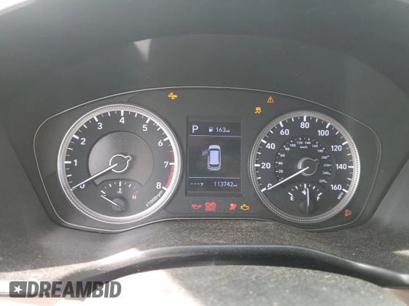 2019 Hyundai Santa Fe SE with VIN 5NMS2CAD9KH062750, listed as a Copart auction lot 54256635 with 113,742 mi miles and Salvage title. Bid and sale history available at DreamBid. Image 9.