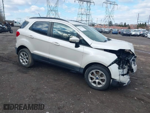 2018 Ford EcoSport SE z VIN MAJ6P1UL6JC163354, wystawiony jako IAAI lot #41536386 z przebiegiem 87 925 mil mil oraz . Historia ofert i sprzedaży dostępna na DreamBid. Obrazek 1.
