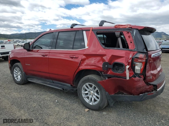 2023 Chevrolet Tahoe LS with VIN 1GNSKMED2PR244865, listed as a Copart auction lot 56728814 with 6,376 mi miles and Salvage Title. Bid and sale history available at carsss.com. Image 2.
