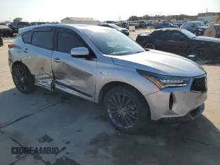 2023 Acura RDX w/A-Spec Advance Package with VIN 5J8TC2H89PL016122, listed as a Copart auction lot 74931794 with 28,575 mi miles and Clean Title. Bid and sale history available at carsss.com. Image 4.