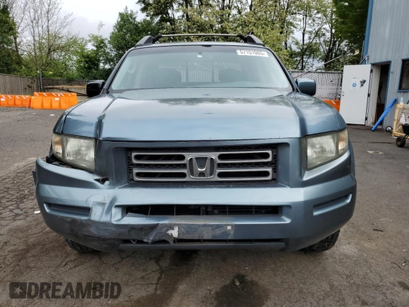 2008 Honda Ridgeline RTL with VIN 2HJYK16578H532435, listed as a Copart auction lot 57151005 with 171,301 mi miles and Salvage title. Bid and sale history available at DreamBid. Image 5.