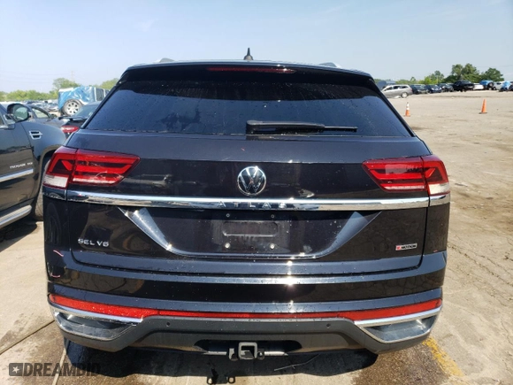 2020 Volkswagen Atlas Cross Sport 3.6L V6 SEL Premium with VIN 1V2NE2CA8LC230880, listed as a Copart auction lot 61774633 with 56,918 mi miles. Bid and sale history available at carsss.com. Image 6.