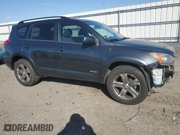 2008 Toyota RAV4 Sport with VIN JTMBK32V786049587, listed as a Copart auction lot 52440145 with 142,761 mi miles and Salvage Title. Bid and sale history available at carsss.com. Image 4.