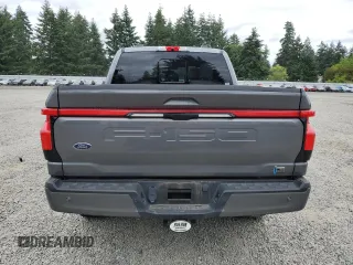 2023 Ford F-150 Lightning Pro with VIN 1FT6W1EV9PWG25278, listed as a Copart auction lot 60293095 with 24,450 mi miles and Salvage title. Bid and sale history available at DreamBid. Image 6.