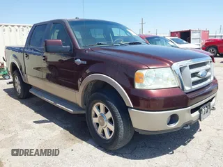 2008 Ford F-150 XLT with VIN 1FTPW14V58KC96206, listed as a IAAI auction lot 42004866 with 208,481 mi miles. Bid and sale history available at carsss.com. Image 1.