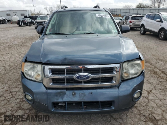 2011 Ford Escape XLT with VIN 1FMCU0D71BKA43970, listed as a Copart auction lot 49061805 with 197,771 mi miles and Salvage Title. Bid and sale history available at carsss.com. Image 5.