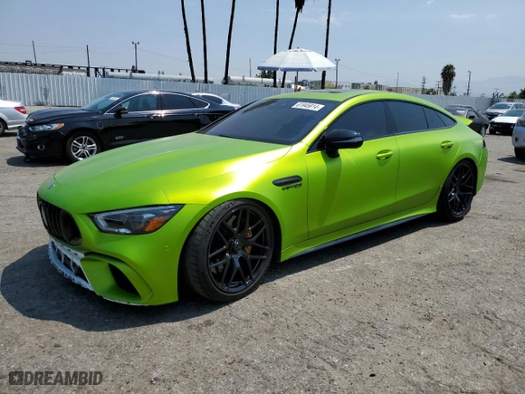 2019 Mercedes-Benz AMG GT with VIN WDD7X8JB3KA006905, listed as a Copart auction lot 61945814 with 41,656 mi miles and Salvage Title. Bid and sale history available at carsss.com. Image 1.