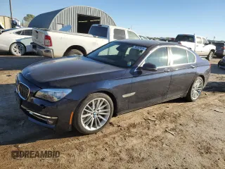 2013 BMW 7 Series 750i with VIN WBAYA8C50DC996634, listed as a Copart auction lot 76252824 with 110,807 mi miles and Salvage Title. Bid and sale history available at DreamBid. Image 1.
