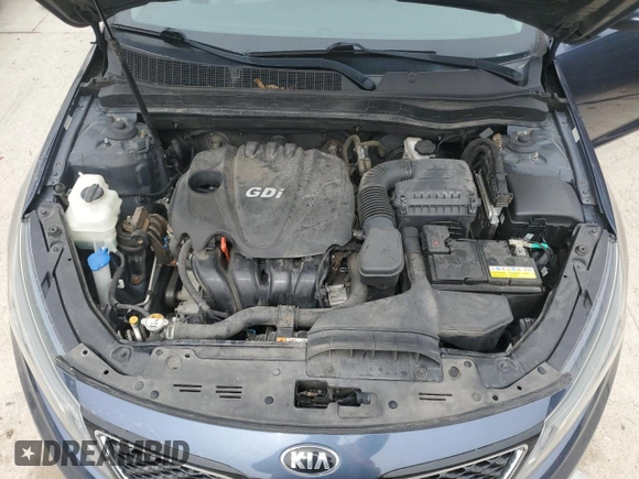 2015 Kia Optima LX with VIN 5XXGM4A78FG483699, listed as a Copart auction lot 50374375 with 110,619 mi miles and Salvage Title. Bid and sale history available at DreamBid. Image 11.