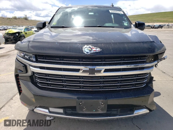 2021 Chevrolet Suburban LT z VIN 1GNSKCKD4MR362443, wystawiony jako Copart lot #55284375 z przebiegiem 153 049 mil mil oraz Szkoda całkowita • Salvage title. Historia ofert i sprzedaży dostępna na DreamBid. Obrazek 5.