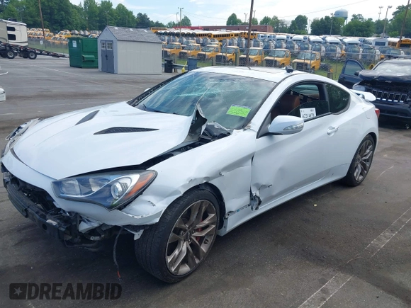 2015 Hyundai Genesis Coupe R-Spec with VIN KMHHU6KJ4FU127511, listed as a IAAI auction lot 42214070 with Not provided miles and . Bid and sale history available at DreamBid. Image 2.