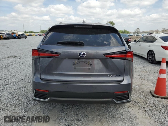 2021 Lexus NX with VIN JTJGJRDZXM2155719, listed as a Copart auction lot 53917345 with 72,716 mi miles and Non Repairable. Bid and sale history available at carsss.com. Image 6.