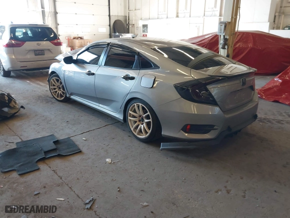 2019 Honda Civic Sedan Sport with VIN 2HGFC2F84KH576619, listed as a IAAI auction lot 41556739 with 80,366 mi miles. Bid and sale history available at carsss.com. Image 3.