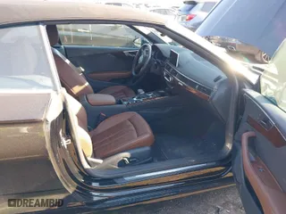 2019 Audi A5 Cabriolet Premium Plus with VIN WAUYNGF55KN002121, listed as a IAAI auction lot 41740919 with 45,091 mi miles. Bid and sale history available at carsss.com. Image 5.