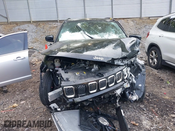 2023 Jeep Compass (RED) Edition with VIN 3C4NJDCN9PT563045, listed as a IAAI auction lot 42424341 with 27,169 mi miles and . Bid and sale history available at DreamBid. Image 13.