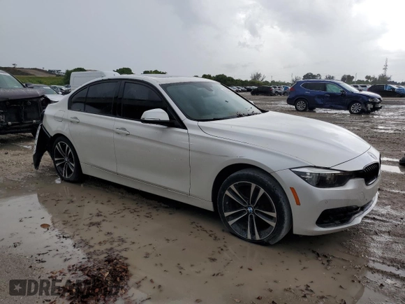 2018 BMW 3 Series 330i with VIN WBA8B9C56JEE82888, listed as a Copart auction lot 62343025 with 40,851 mi miles and Salvage title. Bid and sale history available at DreamBid. Image 4.