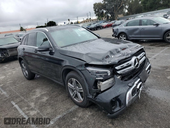 2020 Mercedes-Benz GLC with VIN W1N0G8DB9LF796540, listed as a Copart auction lot 66712382 with 32,841 mi miles. Bid and sale history available at carsss.com. Image 1.