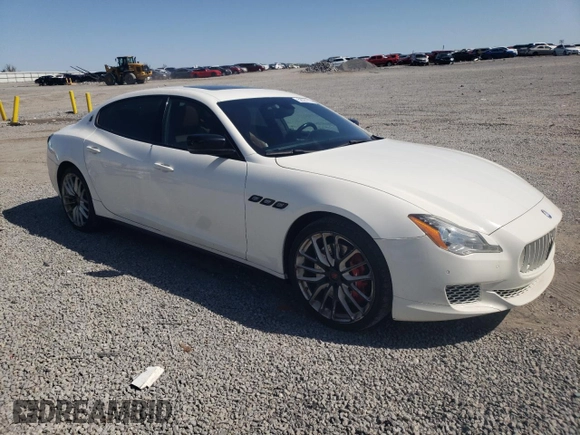 2014 Maserati Quattroporte GTS z VIN ZAM56PPA3E1074957, wystawiony jako Copart lot #52321115 z przebiegiem 113 584 mil mil oraz Szkoda całkowita • Salvage title. Historia ofert i sprzedaży dostępna na DreamBid. Obrazek 4.