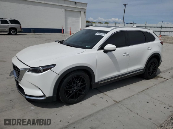 2016 Mazda CX-9 Signature with VIN JM3TCBEY7G0118322, listed as a Copart auction lot 54826655 with 123,618 mi miles and Salvage title. Bid and sale history available at DreamBid. Image 1.