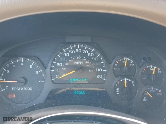 2002 Chevrolet TrailBlazer LS with VIN 1GNDT13S422356784, listed as a IAAI auction lot 41329655 with 122,525 mi miles. Bid and sale history available at carsss.com. Image 7.