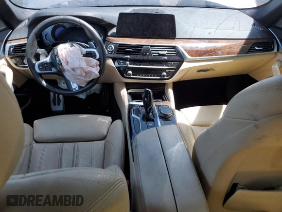 2019 BMW 5 Series 530i with VIN WBAJA5C55KBX87506, listed as a Copart auction lot 67528774 with Not provided miles and Salvage title. Bid and sale history available at DreamBid. Image 8.