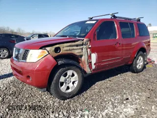 2005 Nissan Pathfinder SE with VIN 5N1AR18U55C755086, listed as a Copart auction lot 46274415 with 263,713 mi miles and Salvage Title. Bid and sale history available at carsss.com. Image 1.