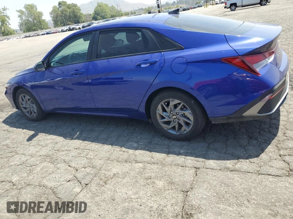2024 Hyundai Elantra SEL with VIN KMHLM4DG1RU697941, listed as a Copart auction lot 53869435 with 13,915 mi miles and Salvage title. Bid and sale history available at DreamBid. Image 2.