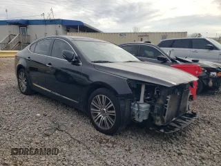 2014 Kia Cadenza Premium with VIN KNALN4D74E5138581, listed as a Copart auction lot 43277225 with 64,454 mi miles and Salvage Title. Bid and sale history available at carsss.com. Image 4.