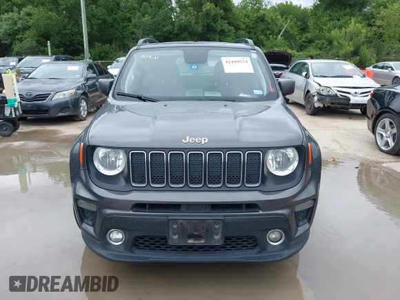 2020 Jeep Renegade Latitude with VIN ZACNJABBXLPL88874, listed as a IAAI auction lot 42490534 with Not provided miles and . Bid and sale history available at DreamBid. Image 11.