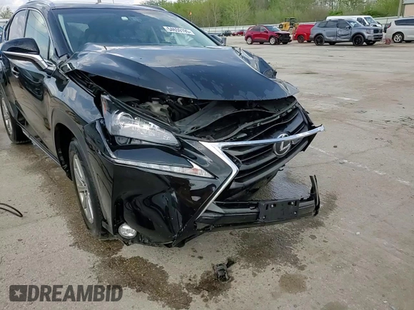 2015 Lexus NX 200t with VIN JTJYARBZ6F2021395, listed as a Copart auction lot 54659195 with 96,213 mi miles and Salvage title. Bid and sale history available at DreamBid. Image 14.