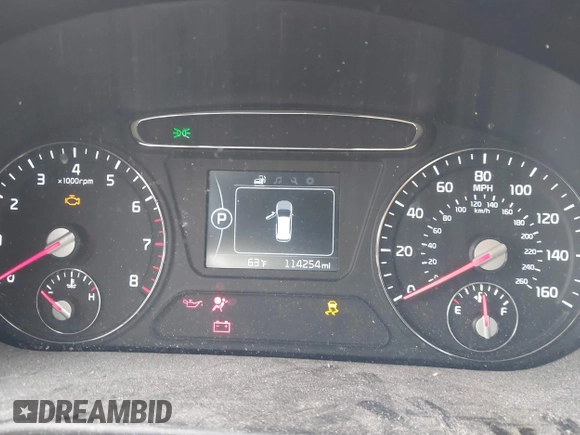2018 Kia Sorento LX with VIN 5XYPGDA3XJG424355, listed as a IAAI auction lot 41832873 with 114,254 mi miles. Bid and sale history available at carsss.com. Image 7.