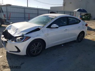 2018 Hyundai Elantra SEL with VIN 5NPD84LF7JH217843, listed as a Copart auction lot 53199835 with 105,903 mi miles and Salvage Title. Bid and sale history available at carsss.com. Image 1.