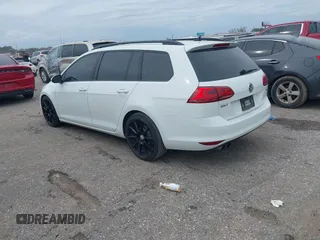 2016 Volkswagen Golf SportWagen S with VIN 3VWA17AU6GM520199, listed as a IAAI auction lot 41339000 with 158,190 mi miles. Bid and sale history available at carsss.com. Image 3.