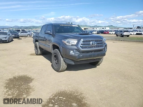 2017 Toyota Tacoma SR5 with VIN 3TMAZ5CNXHM032218, listed as a Copart auction lot 49672275 with 104,244 mi miles and Salvage Title. Bid and sale history available at DreamBid. Image 10.