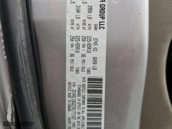 2012 Chrysler Town & Country Touring with VIN 2C4RC1BG2CR177187, listed as a Copart auction lot 51318845 with 291,891 mi miles and Salvage Title. Bid and sale history available at carsss.com. Image 13.