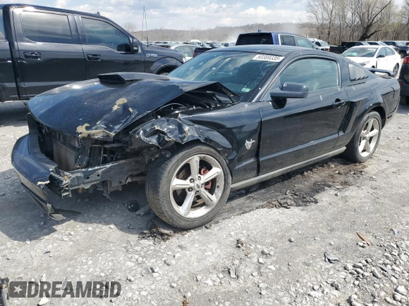 2009 Ford Mustang with VIN 1ZVHT80NX95102455, listed as a Copart auction lot 50389335 with 139,938 mi miles and Salvage Title. Bid and sale history available at carsss.com. Image 1.