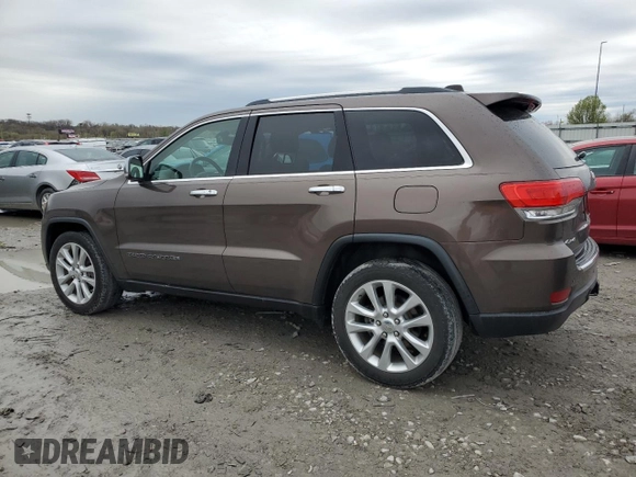 2017 Jeep Grand Cherokee Limited with VIN 1C4RJFBG2HC739821, listed as a Copart auction lot 51586385 with 118,138 mi miles and Salvage Title. Bid and sale history available at carsss.com. Image 2.