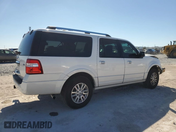 2013 Ford Expedition Max Limited z VIN 1FMJK1K56DEF63104, wystawiony jako Copart lot #45751835 z przebiegiem 131 897 mil mil oraz Szkoda całkowita • Salvage title. Historia ofert i sprzedaży dostępna na DreamBid. Obrazek 3.