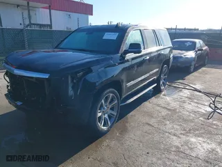 2016 Cadillac Escalade Premium Collection with VIN 1GYS4CKJXGR266873, listed as a IAAI auction lot 41647399 with 153,553 mi miles. Bid and sale history available at carsss.com. Image 2.