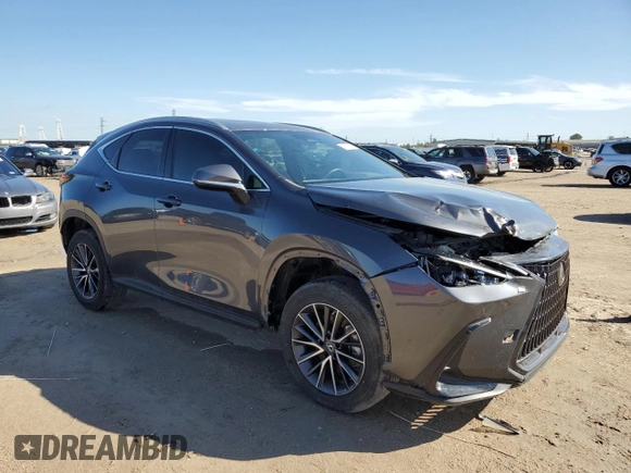 2023 Lexus NX with VIN 2T2GGCEZ2PC016215, listed as a Copart auction lot 47050285 with 39,352 mi miles and Clean Title. Bid and sale history available at carsss.com. Image 4.