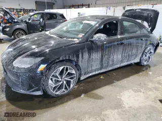 2024 Hyundai IONIQ 6 Limited with VIN KMHM54AC1RA074257, listed as a Copart auction lot 42086145 with 5,793 mi miles and Salvage Title. Bid and sale history available at carsss.com. Image 1.