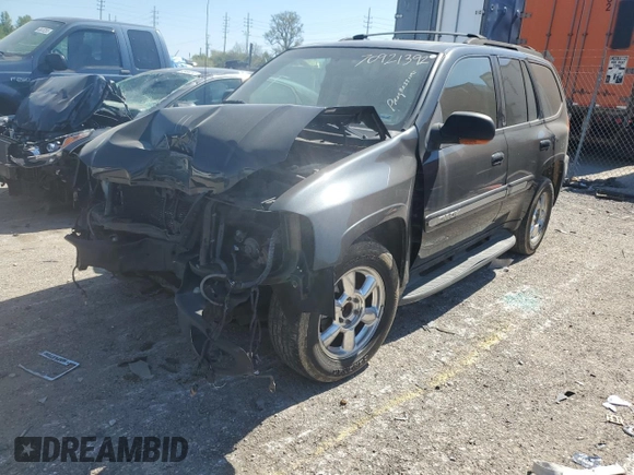 2003 GMC Envoy SLE with VIN 1GKDS13S732203933, listed as a Copart auction lot 72735604 with 0 mi miles and Clean Title. Bid and sale history available at carsss.com. Image 1.
