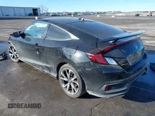 2019 Honda Civic Si with VIN 2HGFC3A52KH751629, listed as a IAAI auction lot 41644966 with 81,580 mi miles and . Bid and sale history available at DreamBid. Image 3.