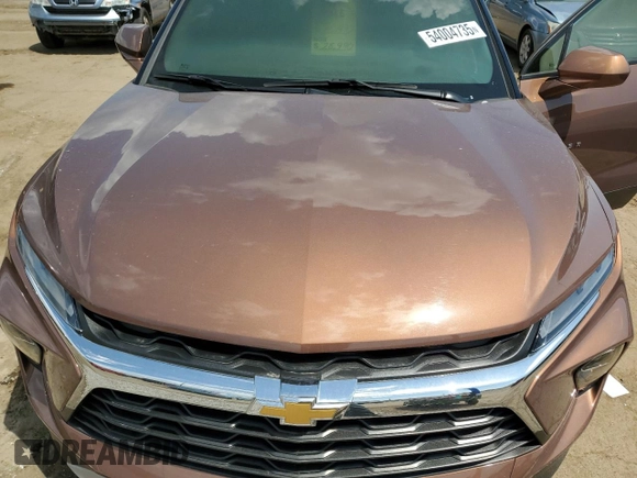 2023 Chevrolet Blazer LT с VIN 3GNKBCR43PS159485, выставлен на аукционе Copart как лот 54004735 с пробегом Не указан миль и Списание • Salvage title. История ставок и продаж доступна на DreamBid. Изображение 11.