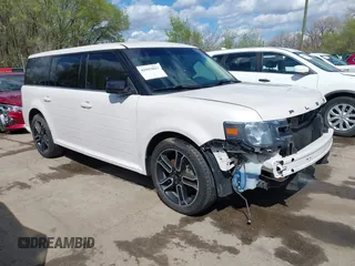 2014 Ford Flex SEL z VIN 2FMHK6C83EBD43811, wystawiony jako IAAI lot #41993027 z przebiegiem 111 299 mil mil oraz . Historia ofert i sprzedaży dostępna na DreamBid. Obrazek 1.