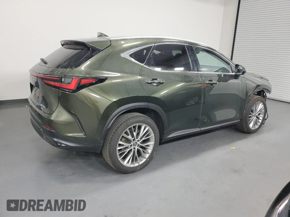 2023 Lexus NX 350h Luxury with VIN 2T2HKCEZXPC011833, listed as a Copart auction lot 88805845 with 40,845 mi miles and Clean Title. Bid and sale history available at DreamBid. Image 3.