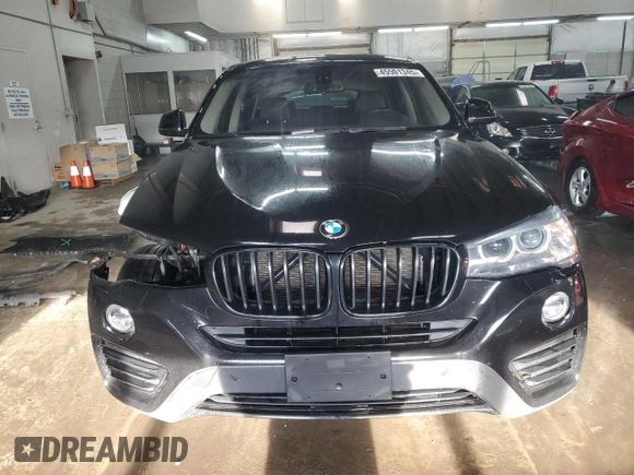 2017 BMW X4 xDrive28i with VIN 5UXXW3C3XH0T79880, listed as a Copart auction lot 45501345 with 81,299 mi miles and Salvage title. Bid and sale history available at DreamBid. Image 5.